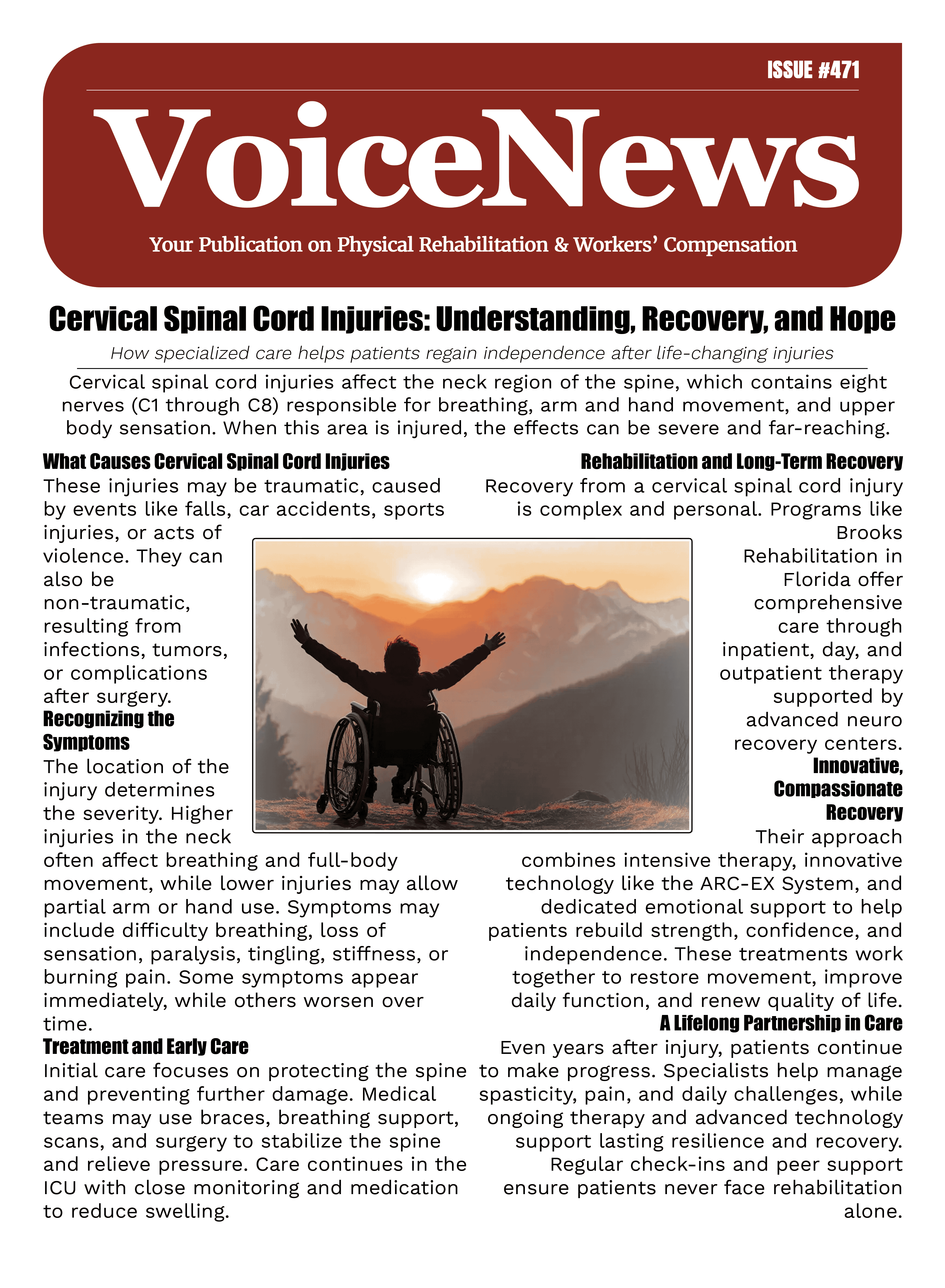 Cover of April 2025 Newsletter