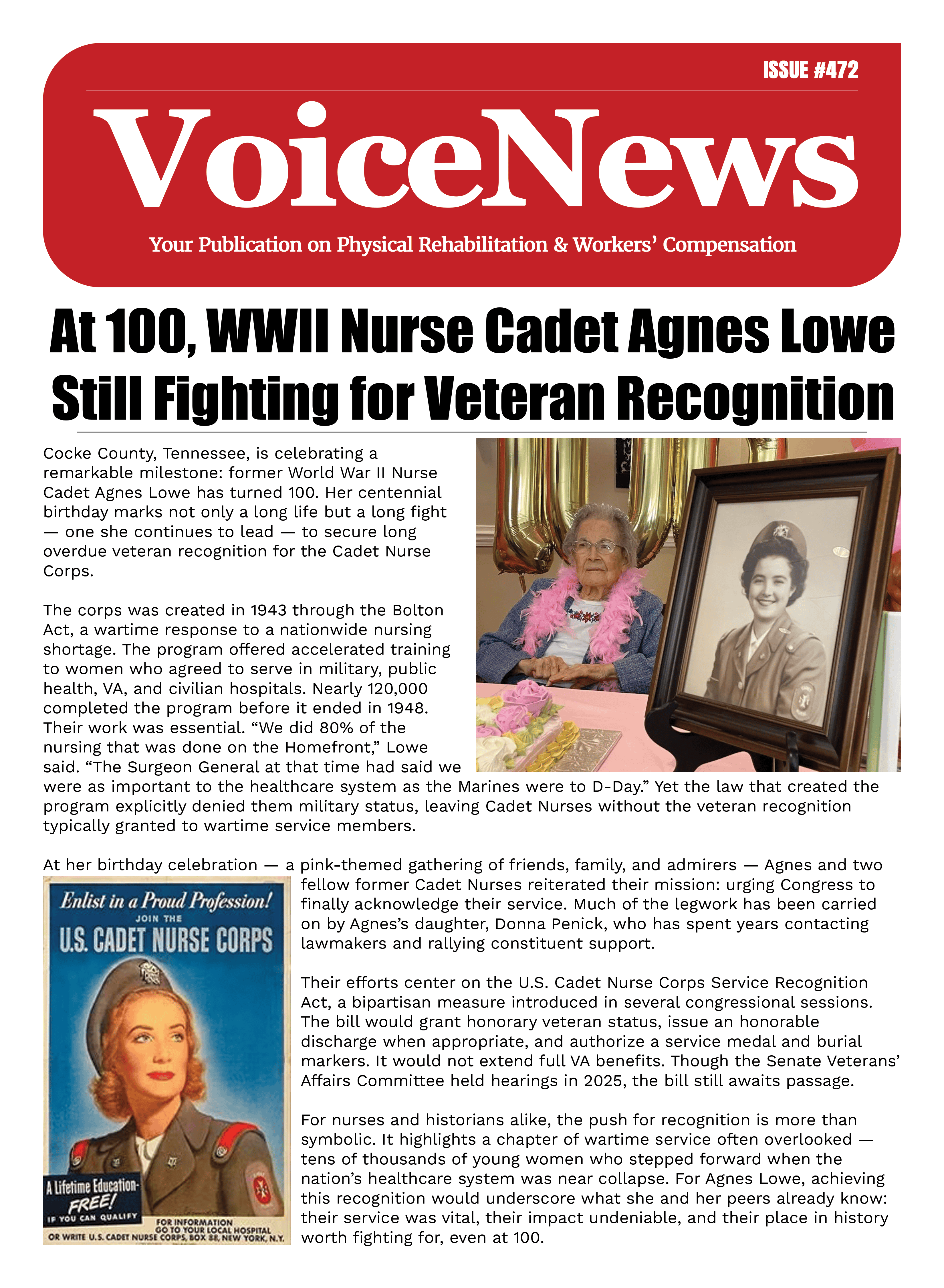 Cover of April 2025 Newsletter