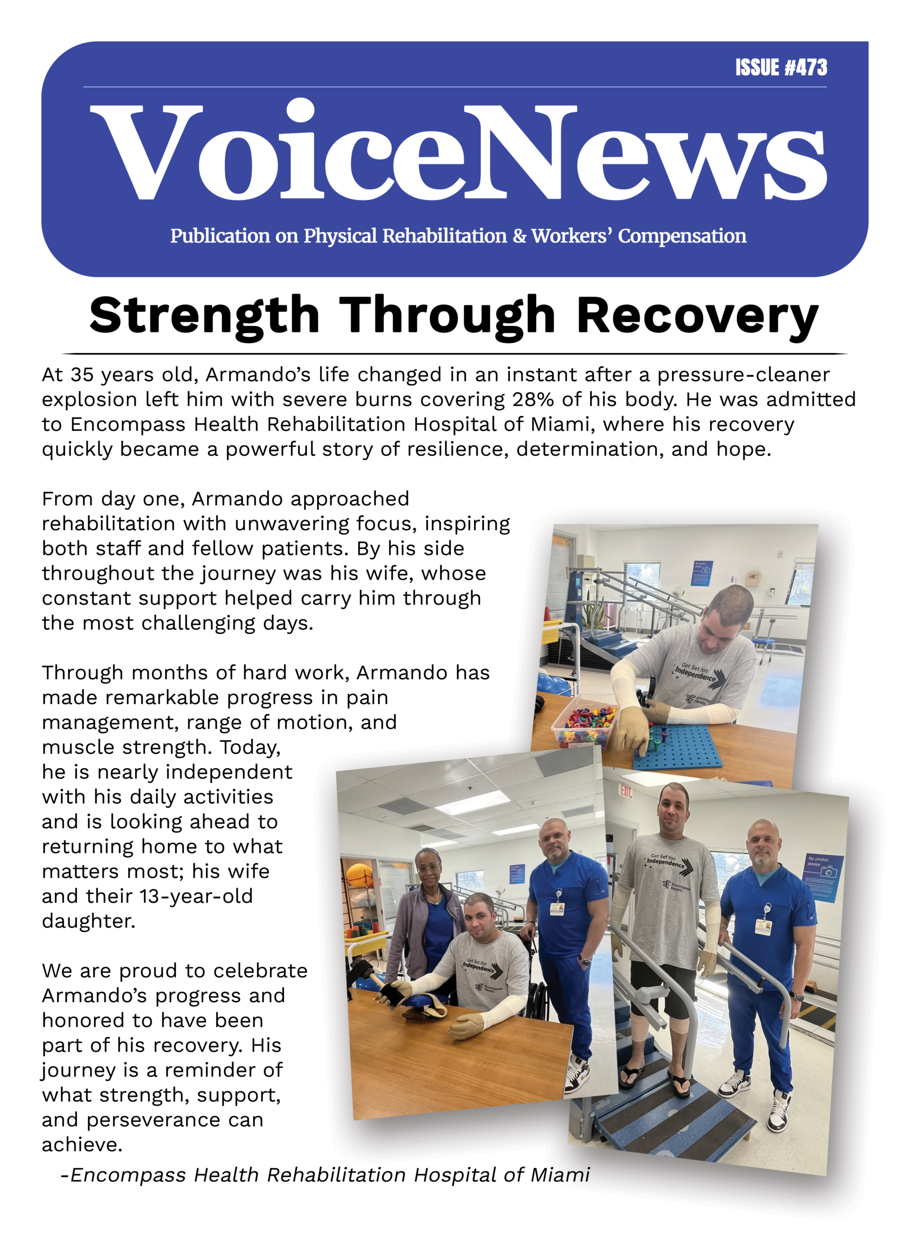 Cover of April 2025 Newsletter